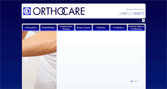 Desktop Screenshot of orthocare-int.com